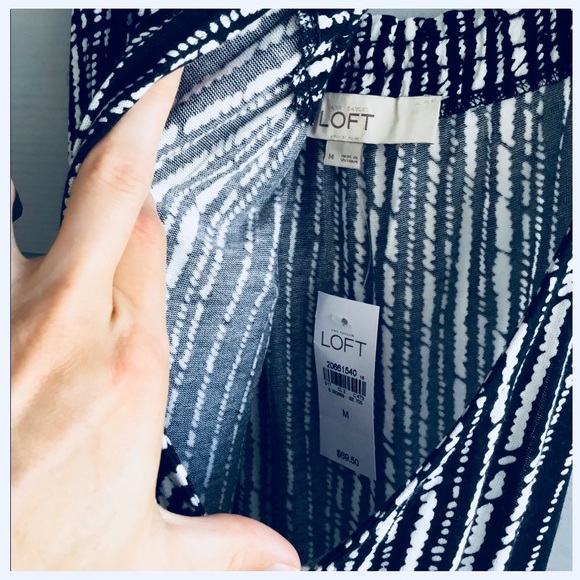 Loft Black and White halter dress - Picture 5 of 8